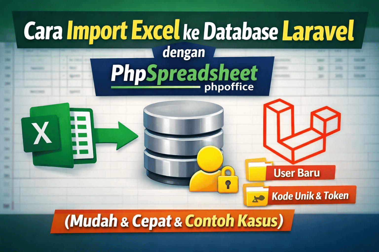 Cara Import Excel ke Database Laravel dengan PhpSpreadsheet phpoffice ...