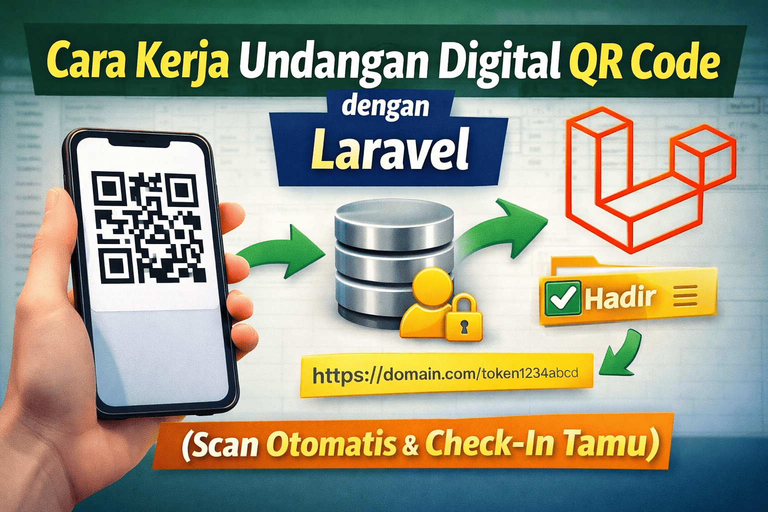 Cara Kerja Undangan Digital QR Code dengan Laravel (Konsep ...