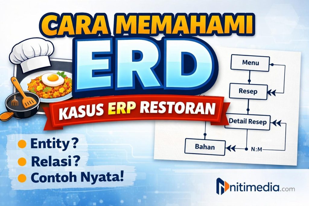 Cara Memahami ERD (Entity Relationship Diagram) dengan Mudah + Contoh Kasus Nyata ERP Restoran